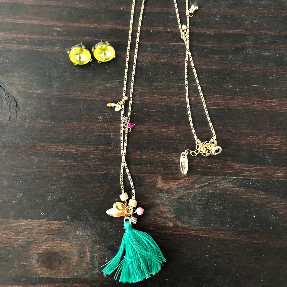 Bright Necklace & Earrings!